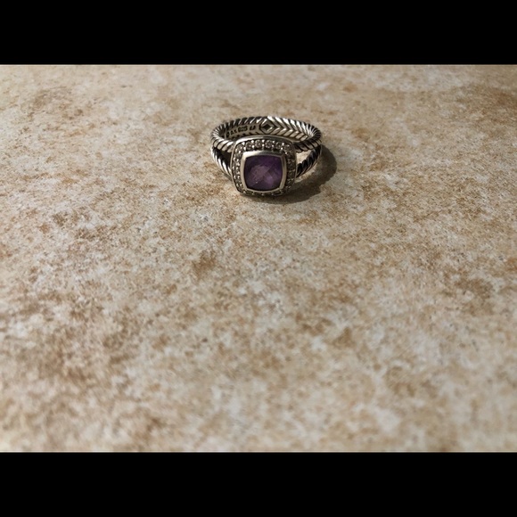 David Yurman petite Albion ring amethyst ring